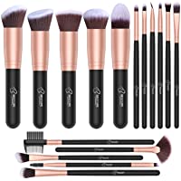 Set de brochas de maquillaje profesional BESTOPE 16 piezas Pinceles de maquillaje Set Premium Synthetic Foundation Brush…
